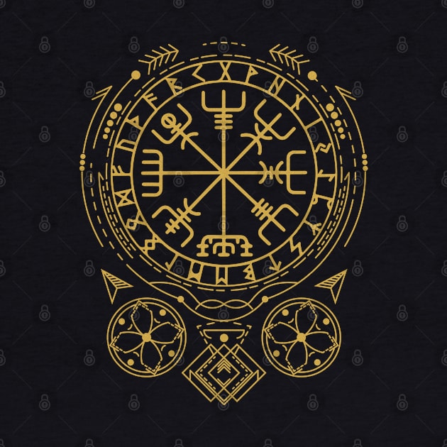 Vegvisir - The Viking Compass | Norse Pagan Symbol by CelestialStudio